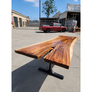 New! 111"L Live Edge Acacia Wood Table