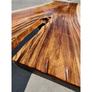 New! 111"L Live Edge Acacia Wood Table