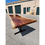 New! 111"L Live Edge Acacia Wood Table