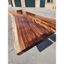 New! 111"L Live Edge Acacia Wood Table