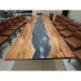 15ft Live Edge, Resin River Slab Table