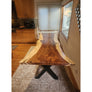 95"L Live Edge Acacia Slab Dining Table
