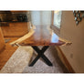 95"L Live Edge Acacia Slab Dining Table