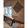 95"L Live Edge Acacia Slab Dining Table