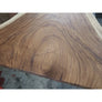 99"L Solid Slab Acacia wood table