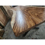 Available now! 99"L Solid Slab Acacia wood table
