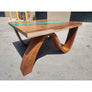 36"L Teal Coffee/End Table
