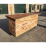 Live Edge, Pop Up Mobile Cart/Kitchen Island