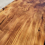 95"L x 30-35-36"W Live Edge Camphor Wood Slab table