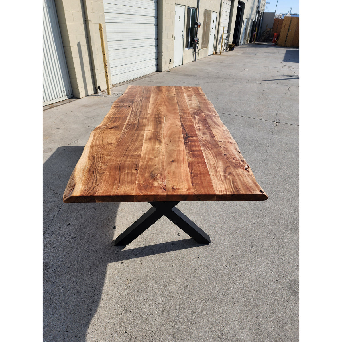 96L Live Edge Acacia Wood Dining Table – Alive Edge Designs