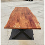 96"L Live Edge Acacia Wood table