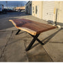 Now Available - 96"L Solid Live edge Dining table