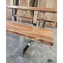 Petite Live Edge Acacia wood Table & Bench Set