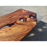 Clear Resin, Live Edge Wood Table