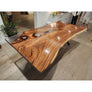 Clear Resin, Live Edge Wood Table