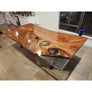 Clear Resin, Live Edge Wood Table