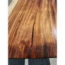 New! 111"L Live Edge Acacia Wood Table
