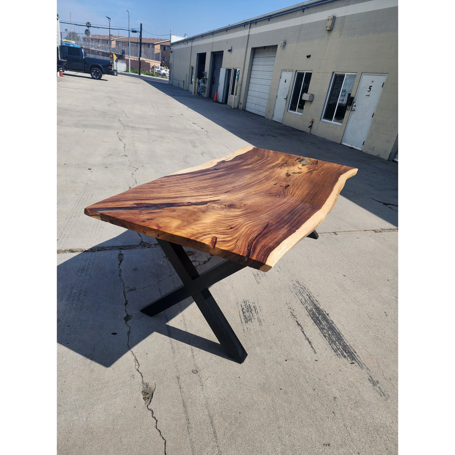 Now Available! 91"L Live edge Acacia wood slab table