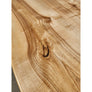 New! 117"L Ash Live Edge Wood Table