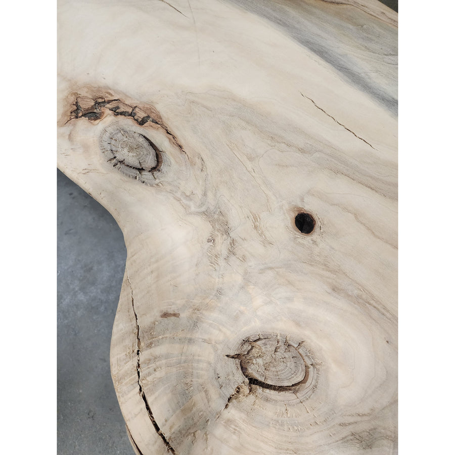 86"L Solid Coffee
