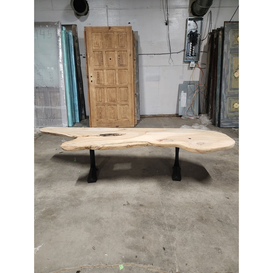 86"L Solid Coffee