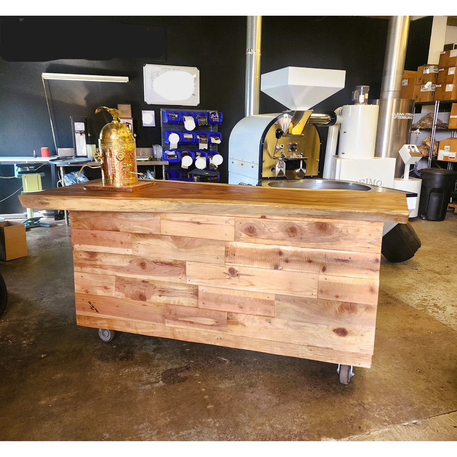 Live Edge, Pop Up Mobile Cart/Kitchen Island