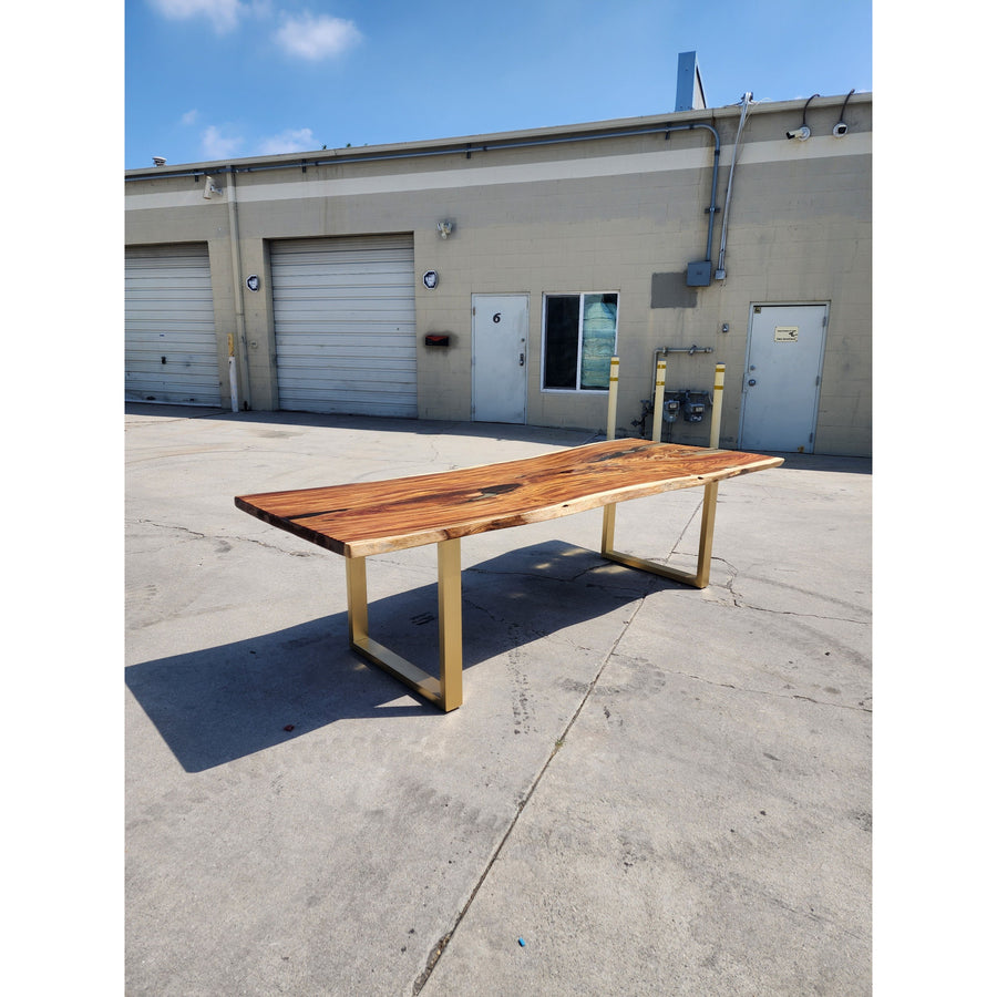 120"L Live Edge Acacia wood Slab Table