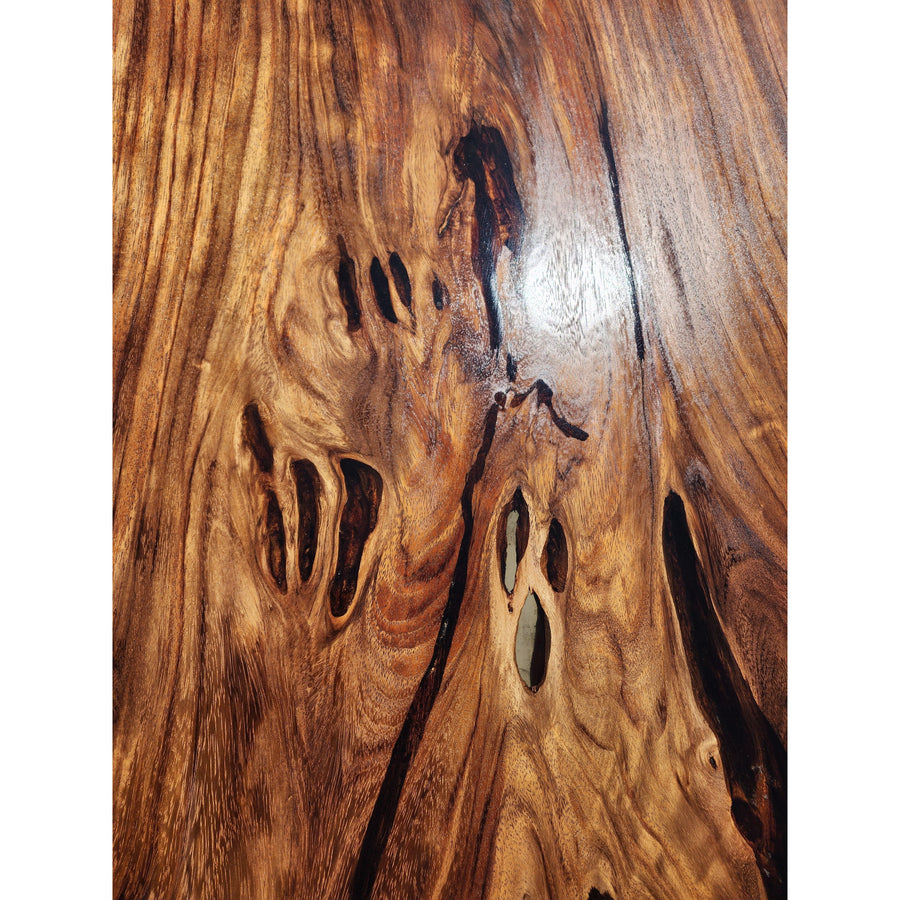 120"L Live Edge Acacia wood Slab Table