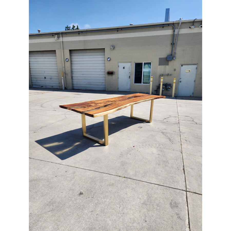 120"L Live Edge Acacia wood Slab Table