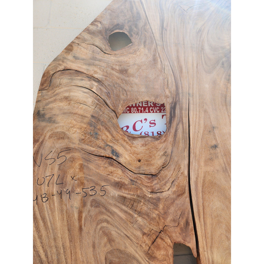 107"L Monkeypod Slab