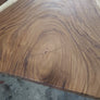 Available now! 99"L Solid Slab Acacia wood table