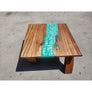 36"L Teal Coffee/End Table