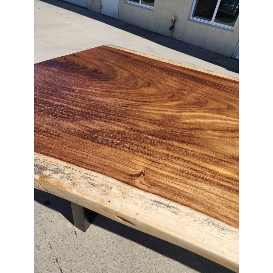 Now Available! 98"L Solid Wood Slab Dining table