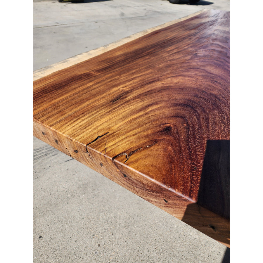 Now Available! 98"L Solid Wood Slab Dining table
