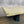 39"L Reclaimed Wood, Custard Rose Side Table