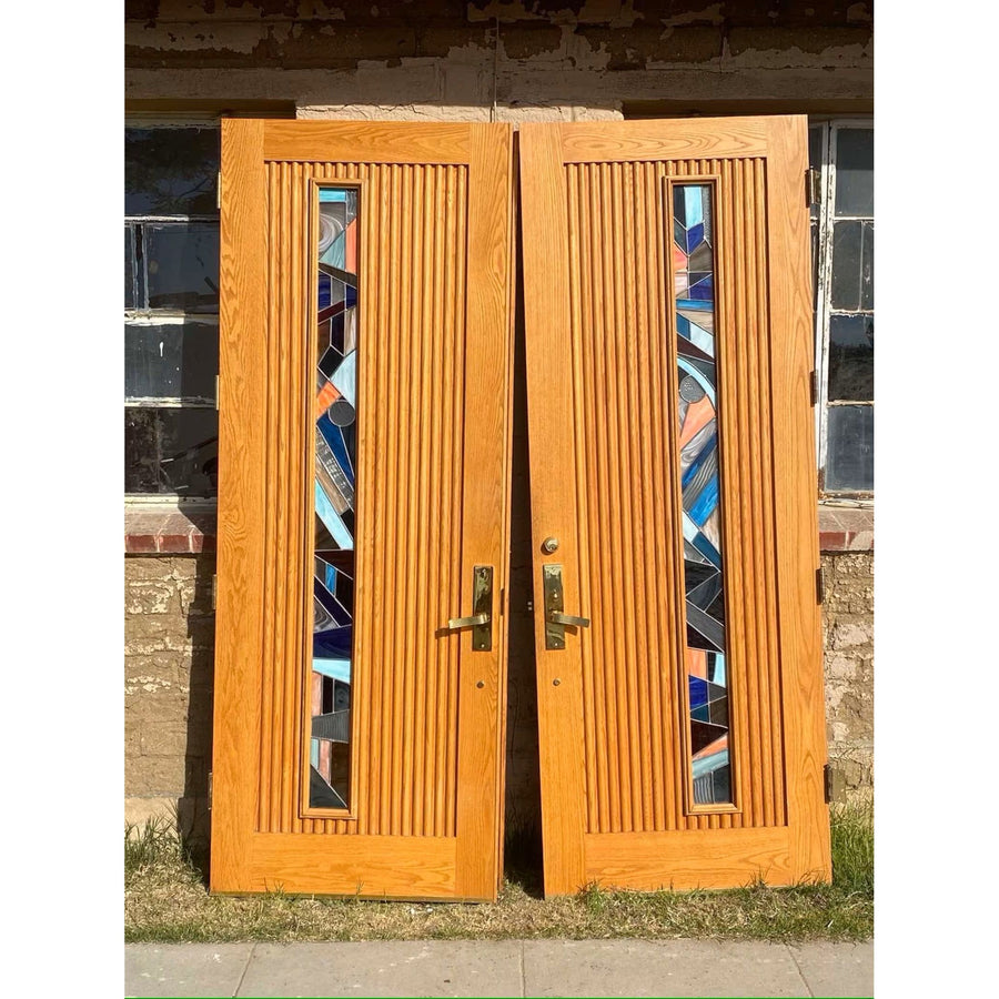 96"L Antique door