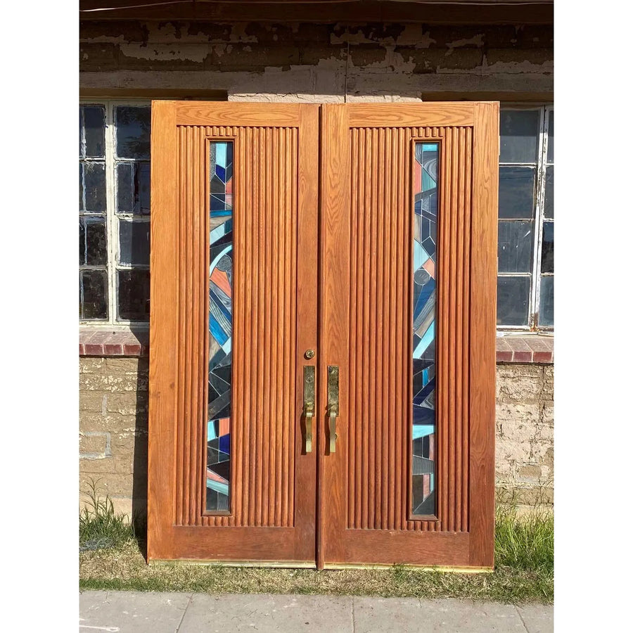 96"L Antique door