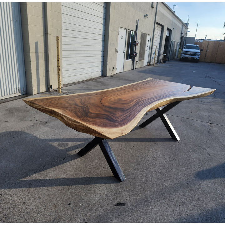 Live Edge, Solid Round Slab Table – Alive Edge Designs