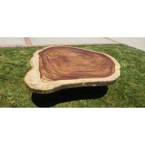 Live Edge, Solid Round Slab Table – Alive Edge Designs