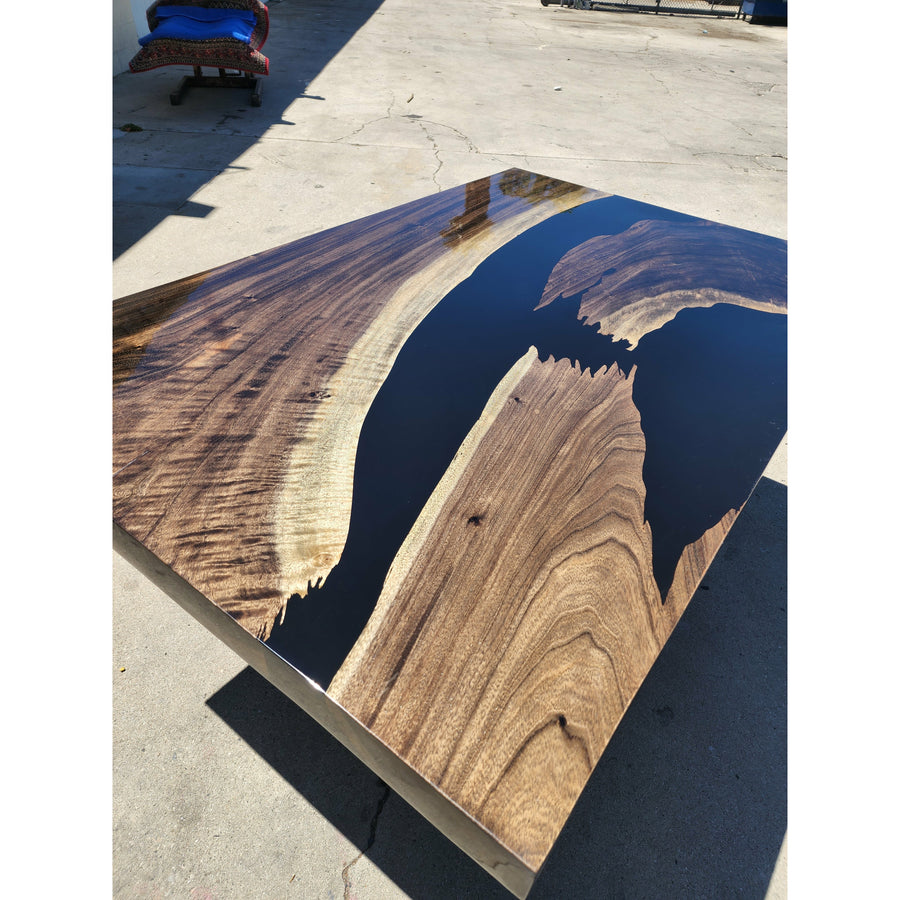 Custom Black Resin Table (Sold, Inquire for Custom order)