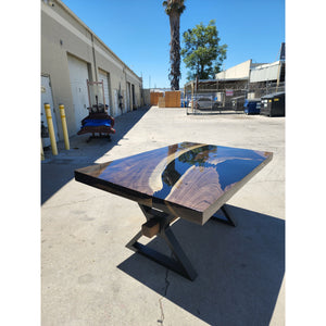 Custom Black Resin Table (Sold, Inquire for Custom order)