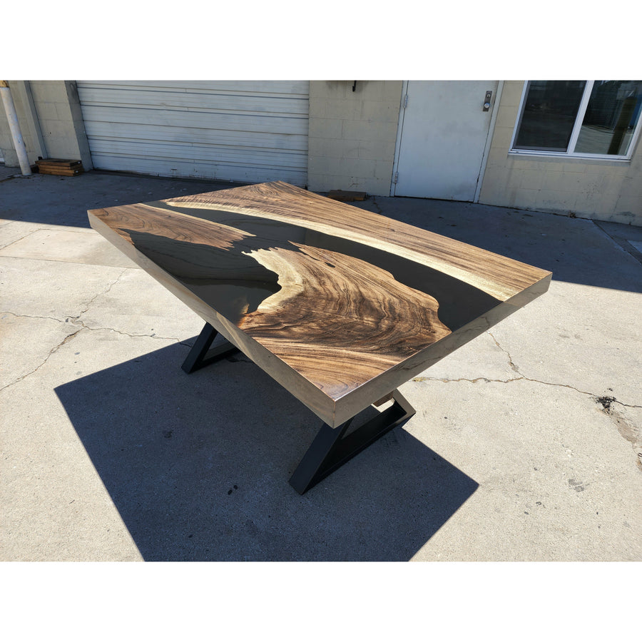 Custom Black Resin Table (Sold, Inquire for Custom order)