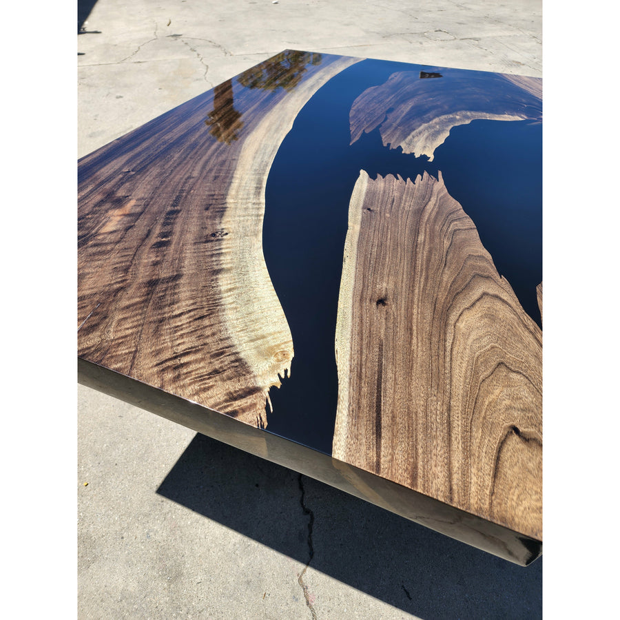 Custom Black Resin Table (Sold, Inquire for Custom order)