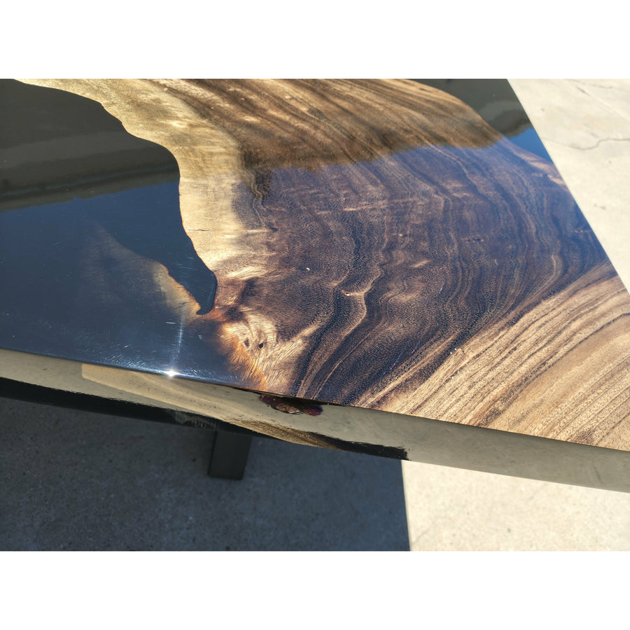 Custom Black Resin Table (Sold, Inquire for Custom order)