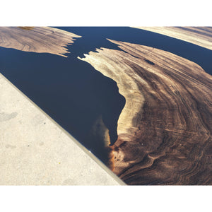 Custom Black Resin Table (Sold, Inquire for Custom order)