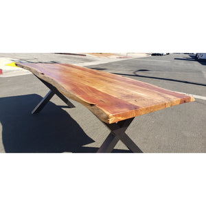 Finely Handcrafted, Live Edge Wood Table