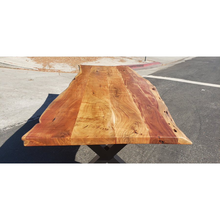 Finely Handcrafted, Live Edge Wood Table