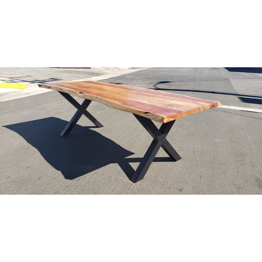 Finely Handcrafted, Live Edge Wood Table