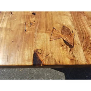 Petite, Custom Sized Live Edge Acacia Wood Table