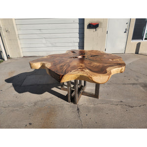Live edge Round Acacia Wood Slab